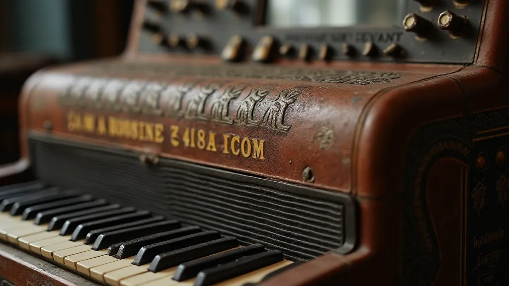 Antique accordion
