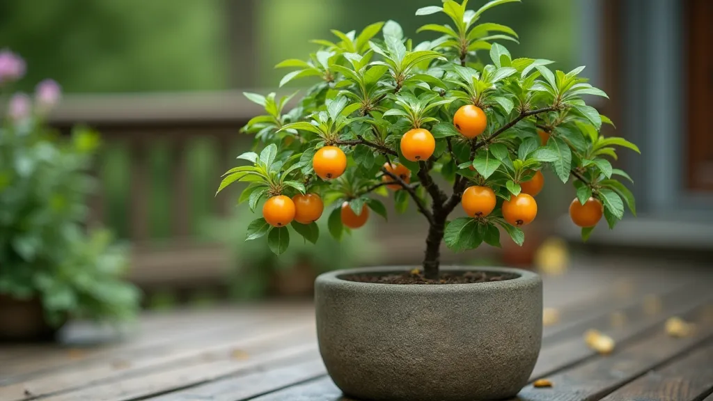 Dwarf Kumquat Tree in Container